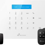 Nivian Sistema de Alarma antirrobo para hogar sin cuotas –WiFi/gsm–Kit Ampliable hasta 60 Dispositivos–LCD–Control Remoto a través de App Tuya-Fácil instalación P2P con QR-inalámbrica sin Cables