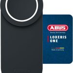 Sistema de bloqueo ABUS LOXERIS One Door: apertura y cierre inteligentes de la puerta principal mediante una aplicación, cerradura electrónica con control de acceso,funciona con pilas, negro